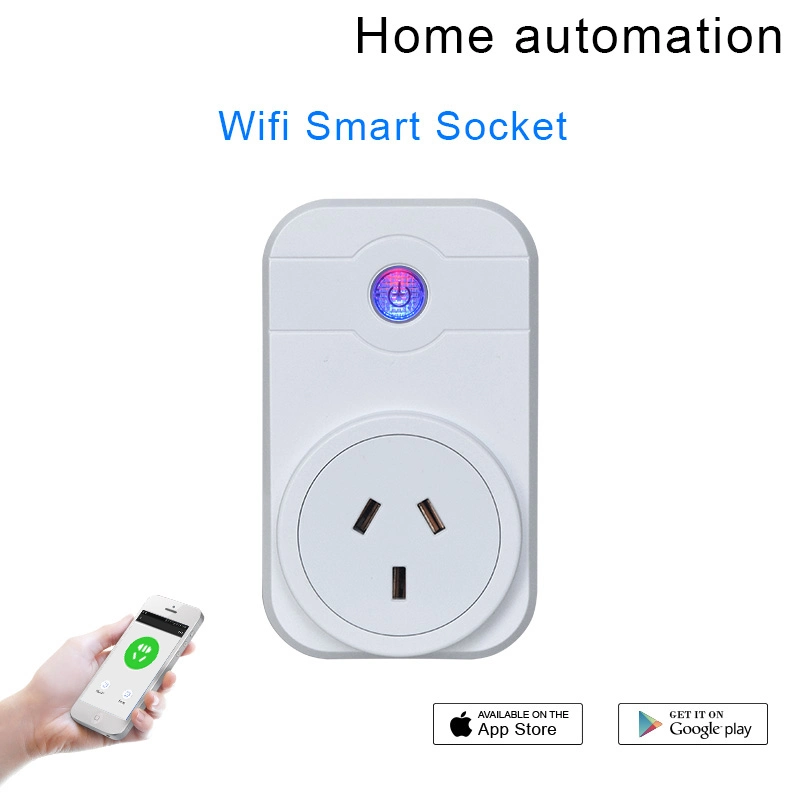 Smart Home WiFi Australia Standard APP Controlled Socket Plug Pin