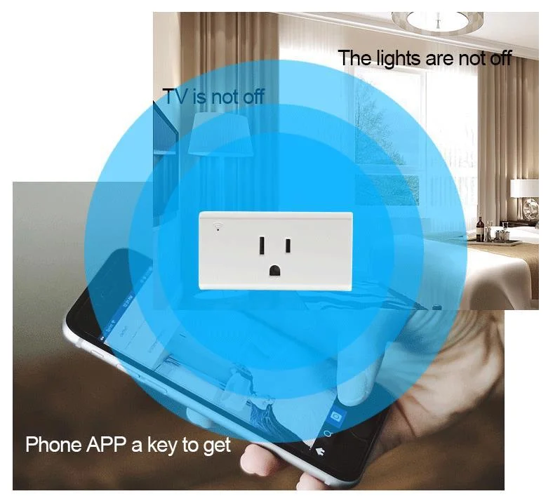 WiFi Smart Plug Tuya WiFi Us Smart Socket 10A Wireless Remote Voice Control Smart Plug